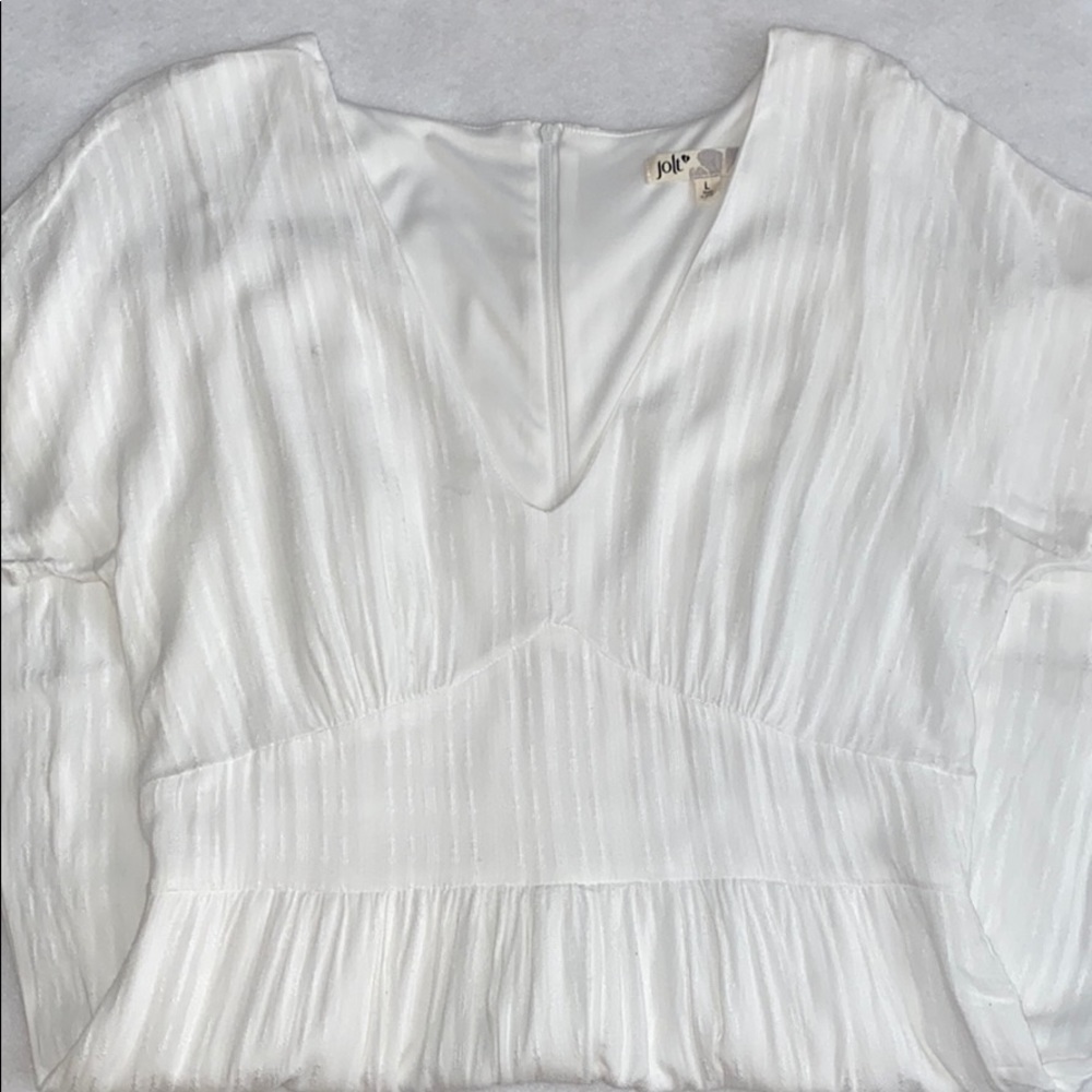 White A-line Dress